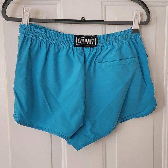 NWT Caribbean Blue Culprit BAEthing Suit Shorts - Picture 2 of 7